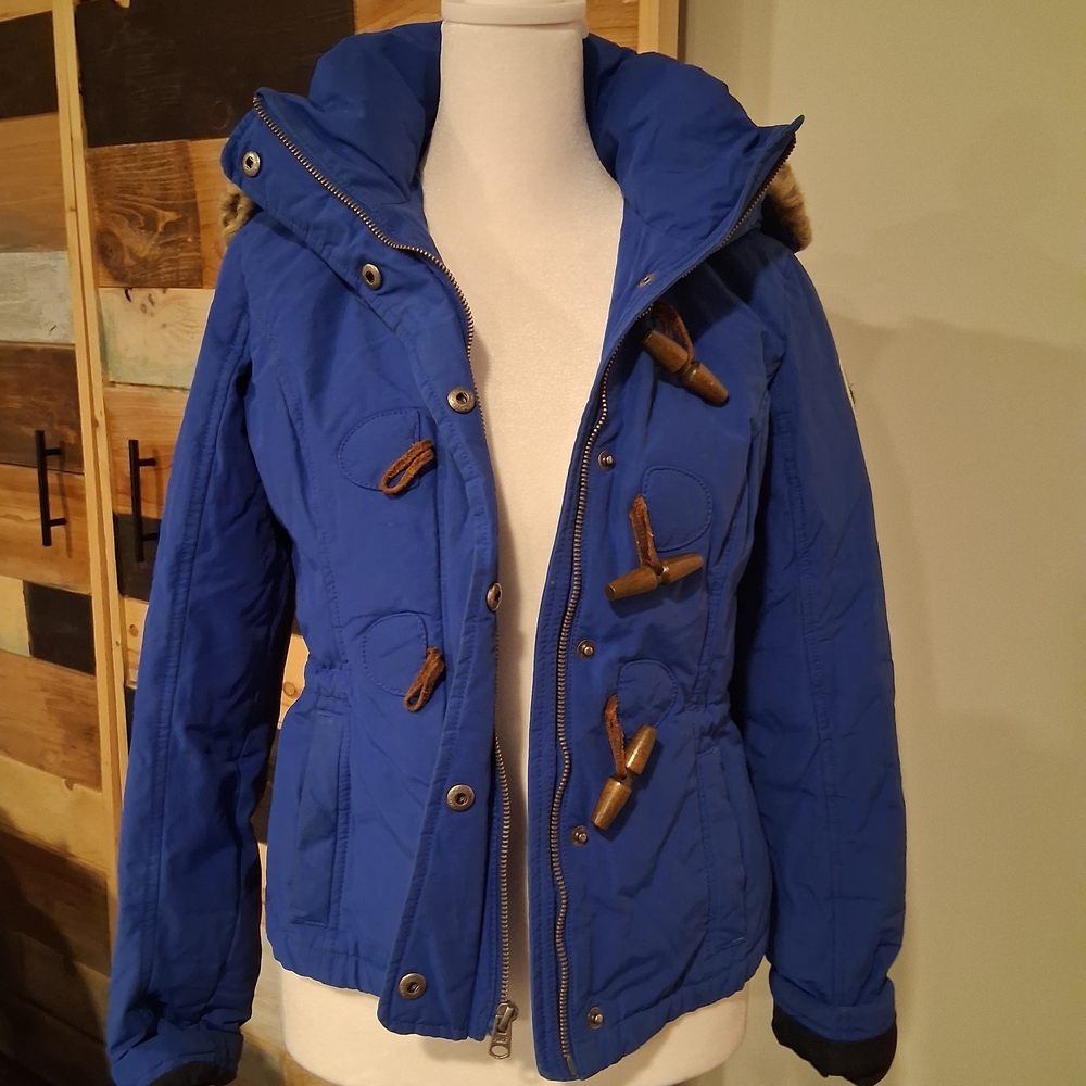 Abercrombie & Fitch Black and Blue Jacket